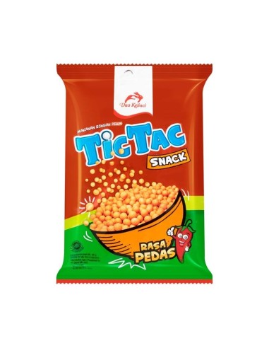 Tic Tac tapioca snack picante Dua Kelinci 90G